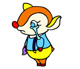 Moosey of the fawn sticker #2898448