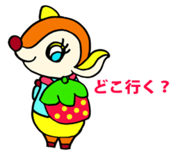 Moosey of the fawn sticker #2898451