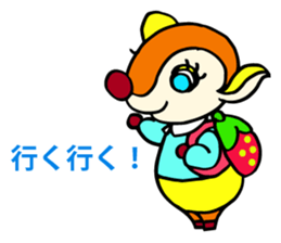 Moosey of the fawn sticker #2898452