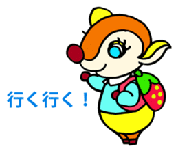 Moosey of the fawn sticker #2898452