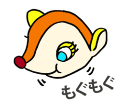 Moosey of the fawn sticker #2898460