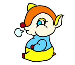 Moosey of the fawn sticker #2898461