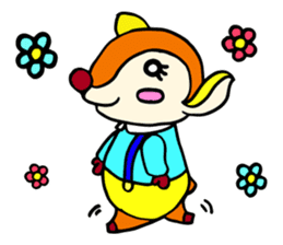 Moosey of the fawn sticker #2898463