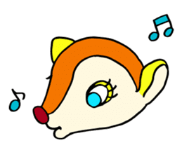 Moosey of the fawn sticker #2898471