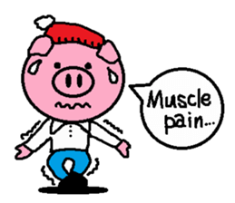 Winter of Ton-kun.  English edition. sticker #2898770