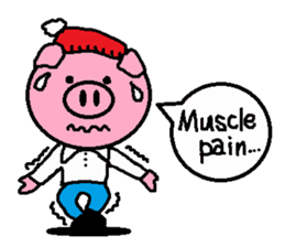 Winter of Ton-kun. English edition. sticker #2898770