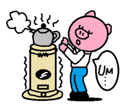 Winter of Ton-kun. English edition. sticker #2898772