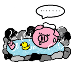 Winter of Ton-kun. English edition. sticker #2898774