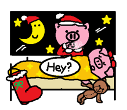 Winter of Ton-kun.  English edition. sticker #2898780