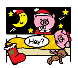 Winter of Ton-kun. English edition. sticker #2898780