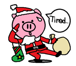 Winter of Ton-kun.  English edition. sticker #2898781