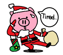 Winter of Ton-kun. English edition. sticker #2898781