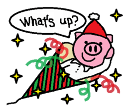 Winter of Ton-kun.  English edition. sticker #2898782