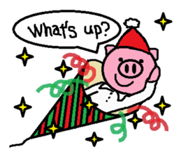 Winter of Ton-kun. English edition. sticker #2898782