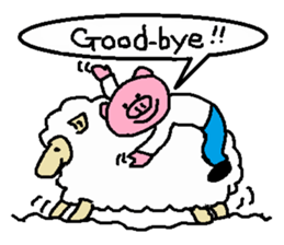 Winter of Ton-kun.  English edition. sticker #2898789