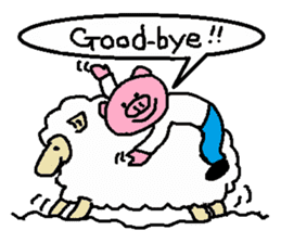 Winter of Ton-kun. English edition. sticker #2898789