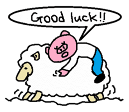 Winter of Ton-kun. English edition. sticker #2898790