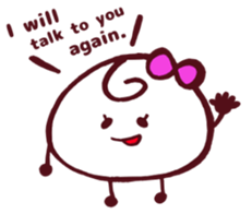 We will talk happily! English sticker #2899397