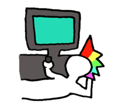 Rainbow Boy sticker #2900262