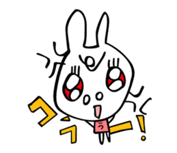 Graffiti rabbit . sticker #2900587