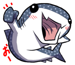 Kawaii Whale shark sticker #2900795