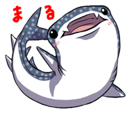 Kawaii Whale shark sticker #2900797