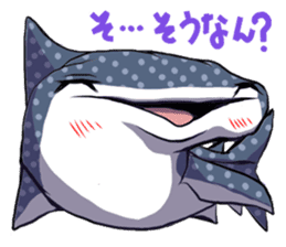 Kawaii Whale shark sticker #2900799