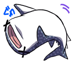 Kawaii Whale shark sticker #2900809