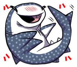 Kawaii Whale shark sticker #2900811