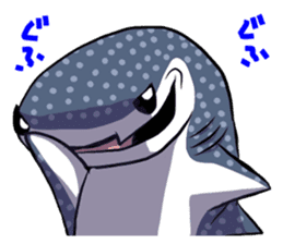Kawaii Whale shark sticker #2900819