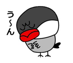 It is a paddybird and a word. sticker #2900922