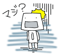 Feeiing robot sticker #2900980