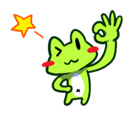 The Navel Frog 2 sticker #2901035