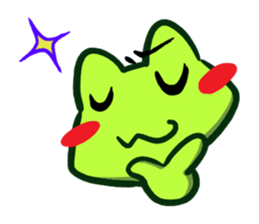 The Navel Frog 2 sticker #2901037