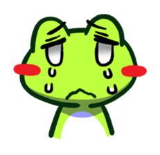 The Navel Frog 2 sticker #2901040