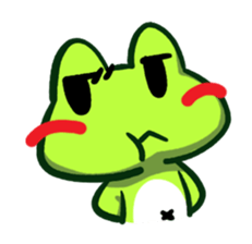 The Navel Frog 2 sticker #2901044