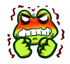 The Navel Frog 2 sticker #2901045