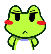 The Navel Frog 2 sticker #2901046