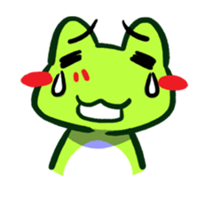 The Navel Frog 2 sticker #2901048