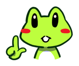 The Navel Frog 2 sticker #2901049