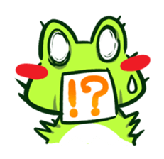 The Navel Frog 2 sticker #2901051