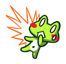 The Navel Frog 2 sticker #2901052