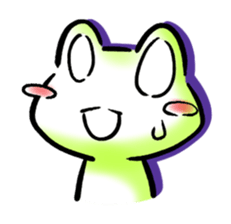 The Navel Frog 2 sticker #2901053