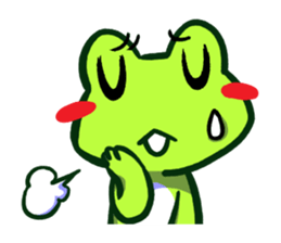 The Navel Frog 2 sticker #2901057