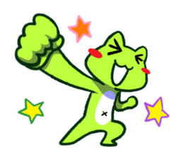 The Navel Frog 2 sticker #2901074