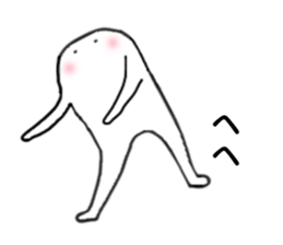 White monster.. sticker #2901457