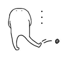 White monster.. sticker #2901459