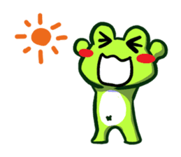 The Navel Frog 1 sticker #2901635