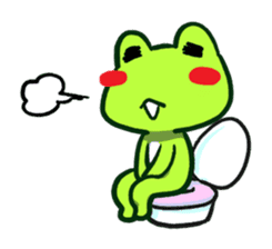 The Navel Frog 1 sticker #2901636