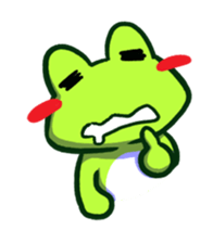 The Navel Frog 1 sticker #2901637